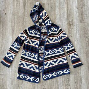 Womens Live and Let Live Hooded Cardigan - S